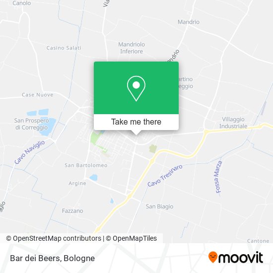 Bar dei Beers map