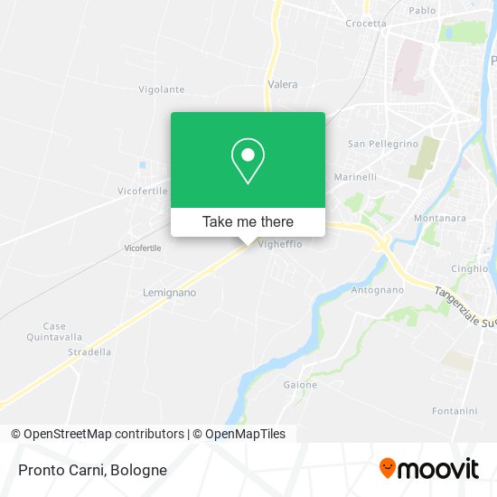 Pronto Carni map