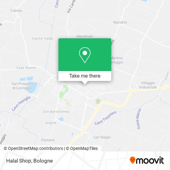 Halal Shop map