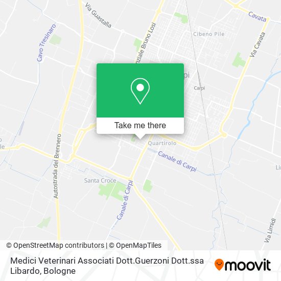 Medici Veterinari Associati Dott.Guerzoni Dott.ssa Libardo map