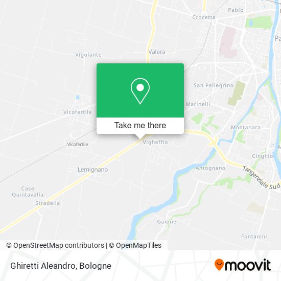 Ghiretti Aleandro map