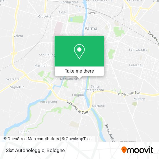 Sixt Autonoleggio map