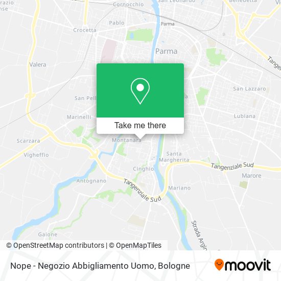 Nope - Negozio Abbigliamento Uomo map