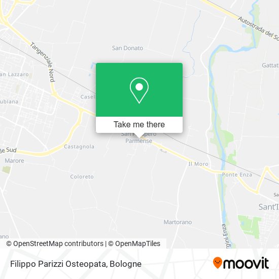 Filippo Parizzi Osteopata map