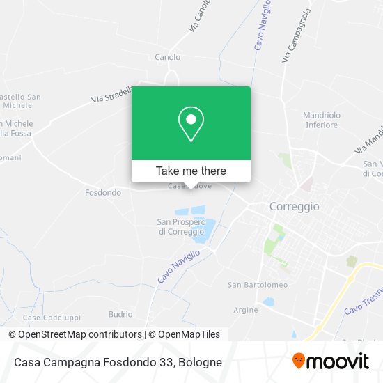 Casa Campagna Fosdondo 33 map