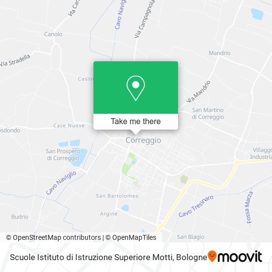 Scuole Istituto di Istruzione Superiore Motti map