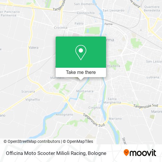 Officina Moto Scooter Milioli Racing map