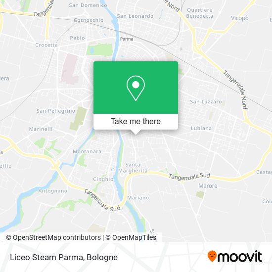 Liceo Steam Parma map