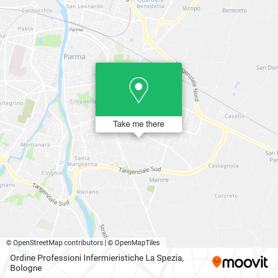 Ordine Professioni Infermieristiche La Spezia map
