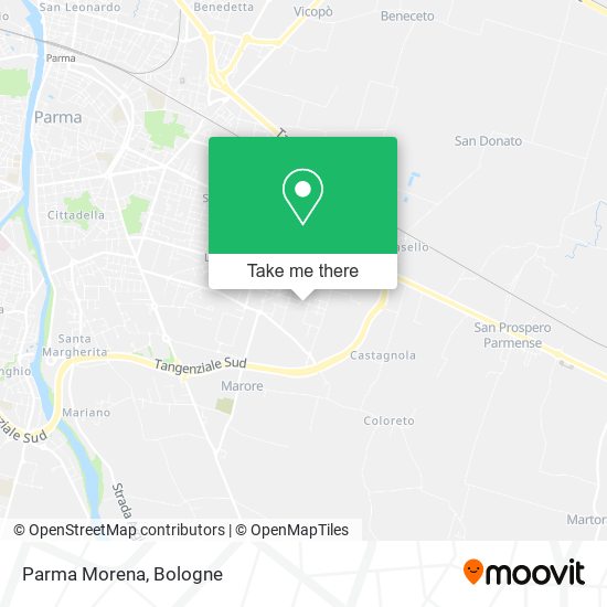 Parma Morena map
