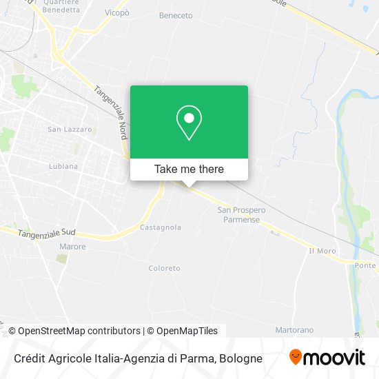 Crédit Agricole Italia-Agenzia di Parma map