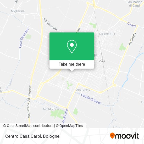 Centro Casa Carpi map