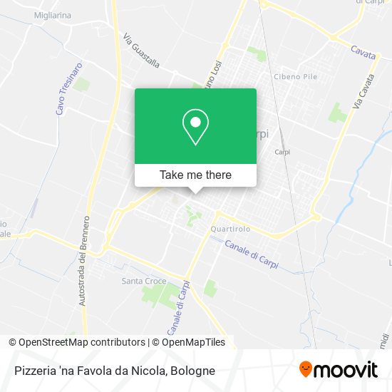 Pizzeria 'na Favola da Nicola map