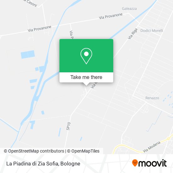 La Piadina di Zia Sofia map
