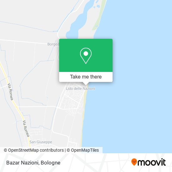 Bazar Nazioni map