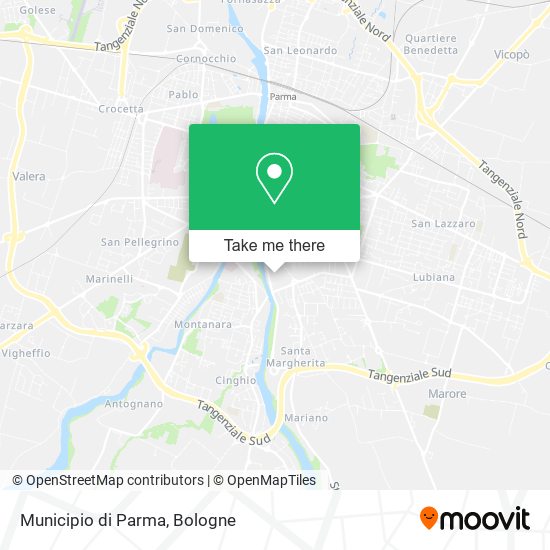 Municipio di Parma map