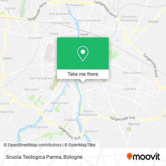 Scuola Teologica Parma map