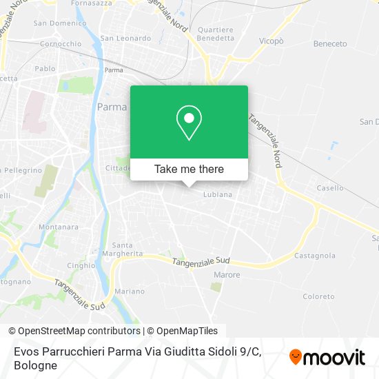 Evos Parrucchieri Parma Via Giuditta Sidoli 9 / C map