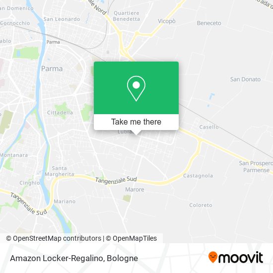 Amazon Locker-Regalino map