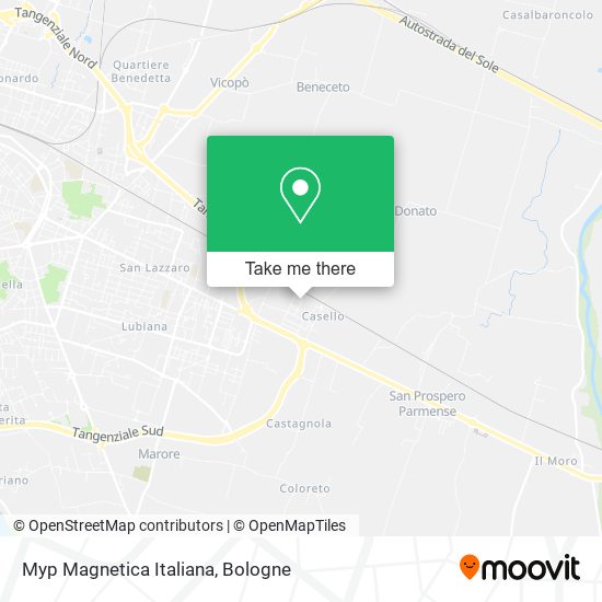 Myp Magnetica Italiana map