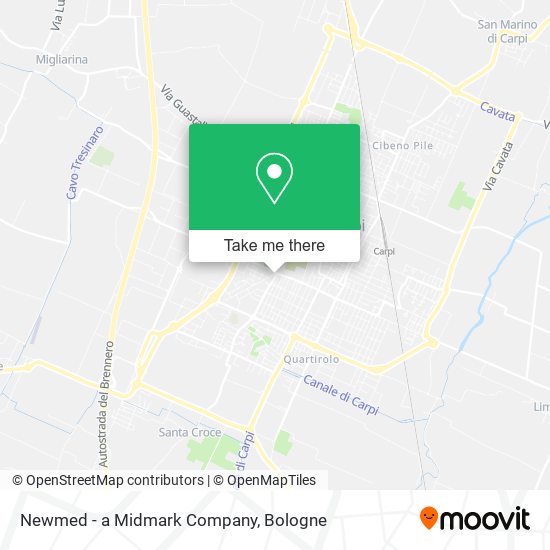Newmed - a Midmark Company map