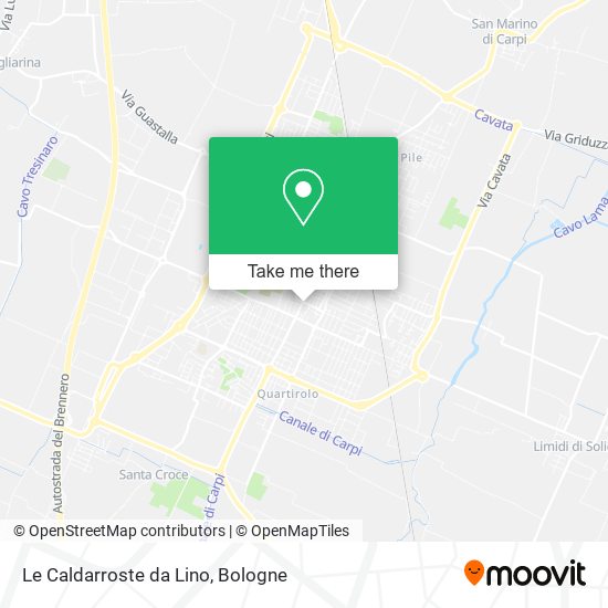 Le Caldarroste da Lino map