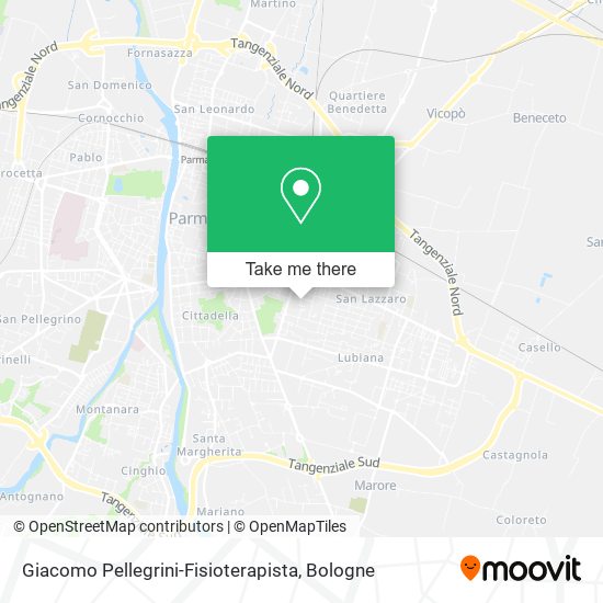 Giacomo Pellegrini-Fisioterapista map