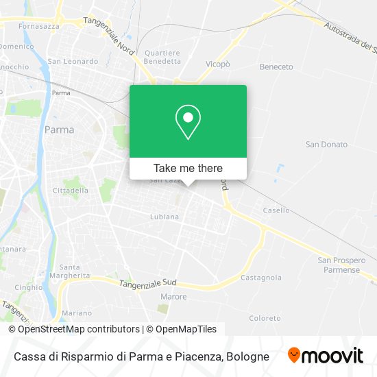 Cassa di Risparmio di Parma e Piacenza map