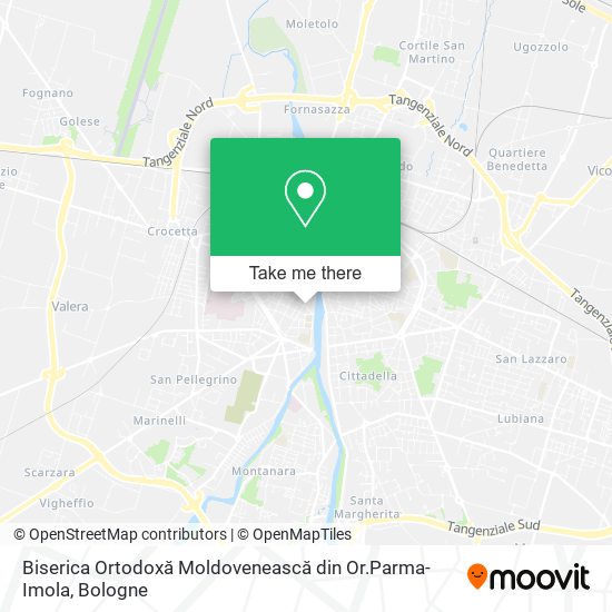 Biserica Ortodoxă Moldovenească din Or.Parma-Imola map