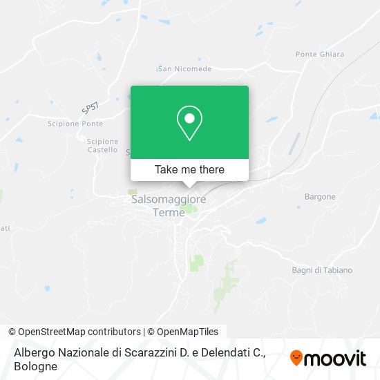 Albergo Nazionale di Scarazzini D. e Delendati C. map