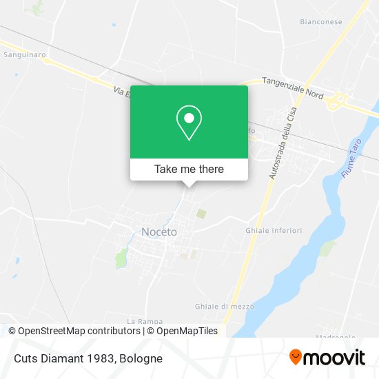 Cuts Diamant 1983 map