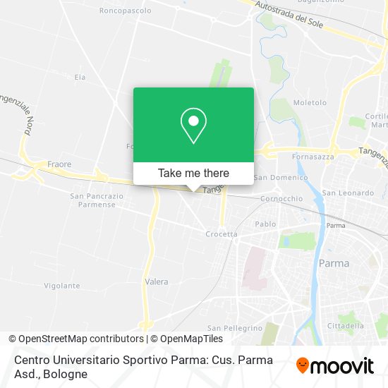 Centro Universitario Sportivo Parma: Cus. Parma Asd. map