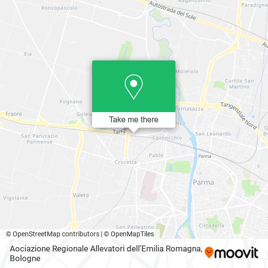 Aociazione Regionale Allevatori dell'Emilia Romagna map