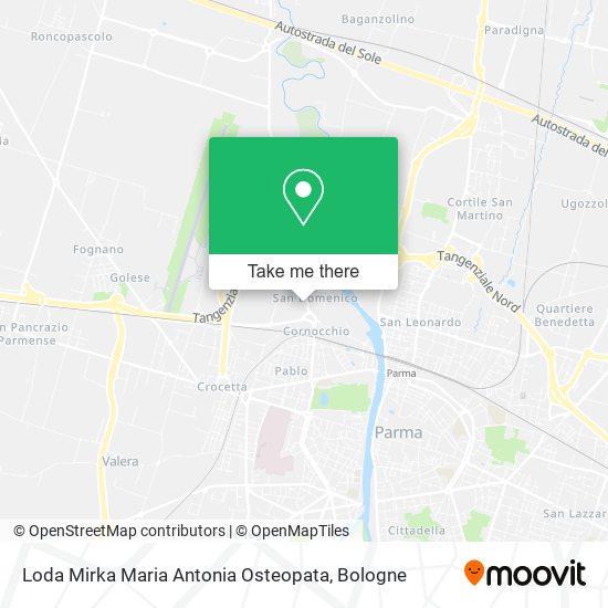 Loda Mirka Maria Antonia Osteopata map