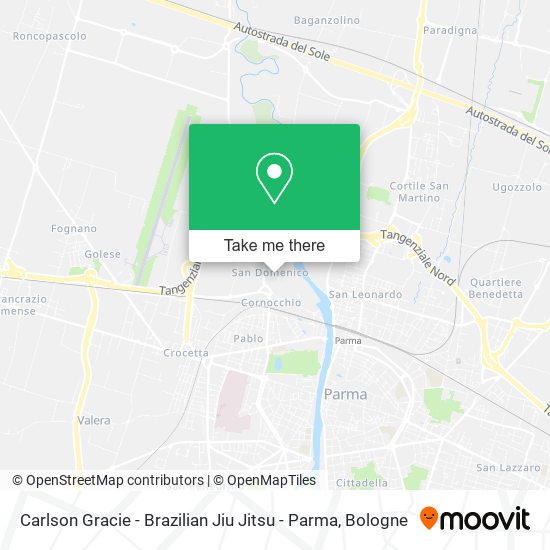 Carlson Gracie - Brazilian Jiu Jitsu - Parma map