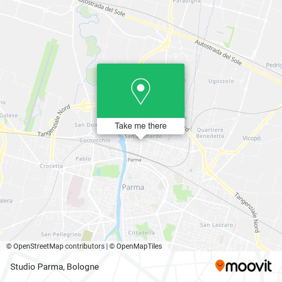 Studio Parma map