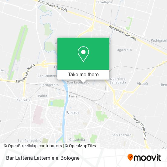 Bar Latteria Lattemiele map