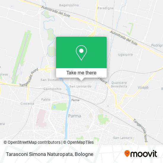 Tarasconi Simona Naturopata map