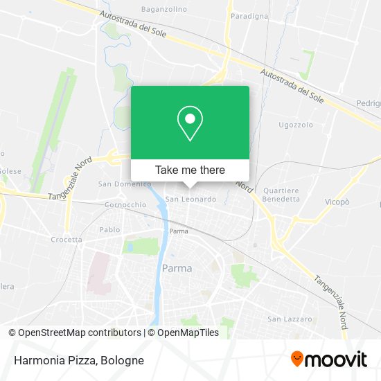 Harmonia Pizza map