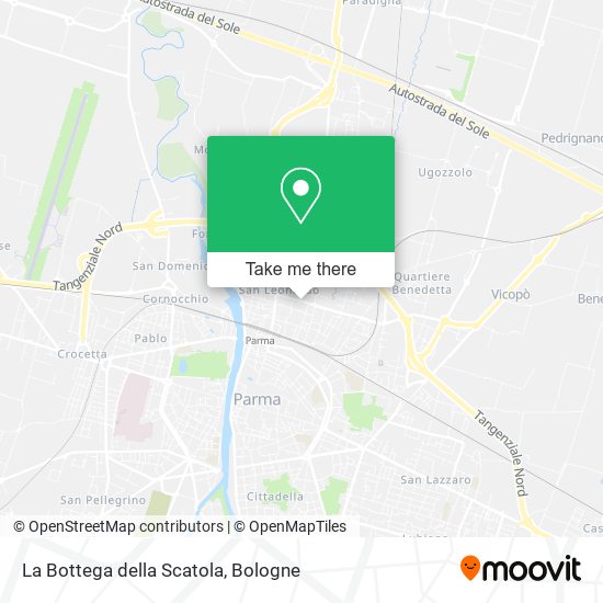La Bottega della Scatola map