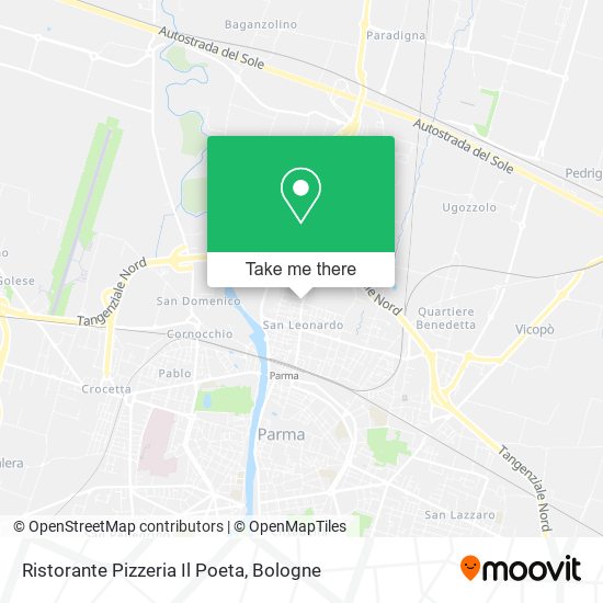 Ristorante Pizzeria Il Poeta map