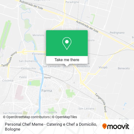 Personal Chef Meme - Catering e Chef a Domicilio map