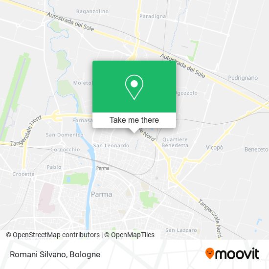 Romani Silvano map