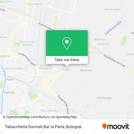Tabaccheria Giornali Bar la Perla map