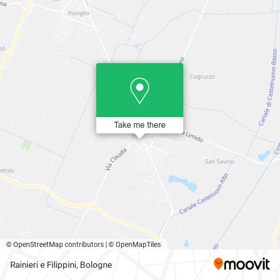 Rainieri e Filippini map