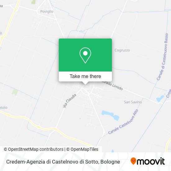 Credem-Agenzia di Castelnovo di Sotto map