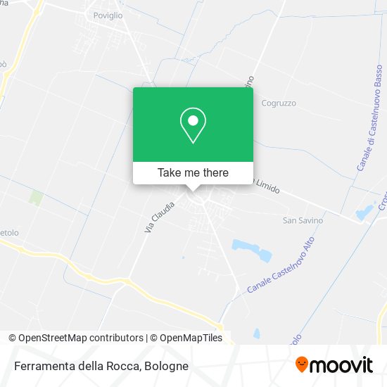 Ferramenta della Rocca map