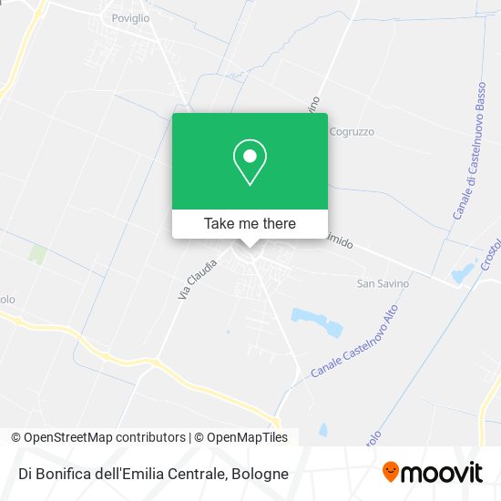 Di Bonifica dell'Emilia Centrale map