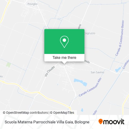 Scuola Materna Parrocchiale Villa Gaia map