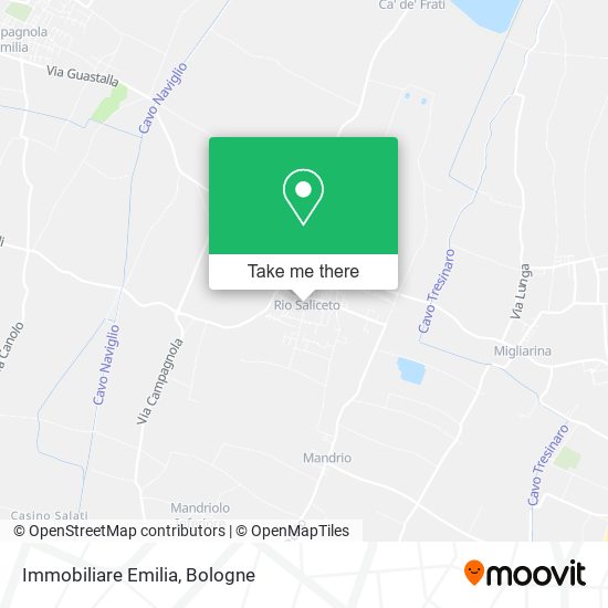 Immobiliare Emilia map